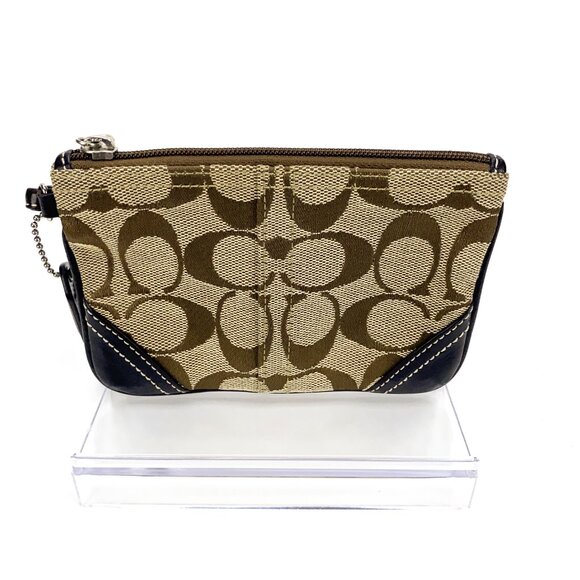 COACH Signature Pouch Wristlet Demi - Picture 6 of 10